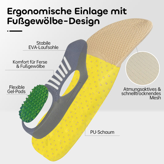 Dämpfende Einlegesohlen – Komfortabel & Individuell Anpassbar