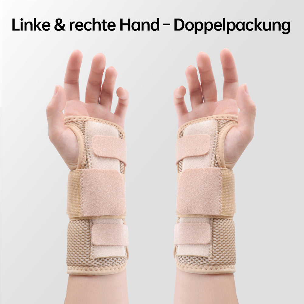 Handgelenkbandage mit Aluminiumplatte – komfortabel & individuell anpassbar