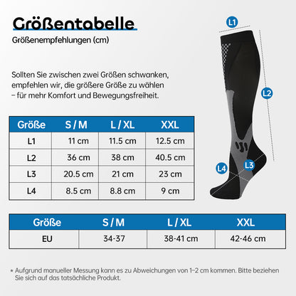 Kompressionsstrümpfe – Leicht, Komfortabel & Bewegungsfreundlich