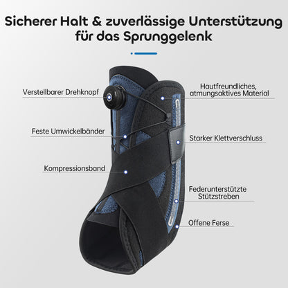 Sport Knöchelorthese Mit Boa-System – Leicht & Atmungsaktiv