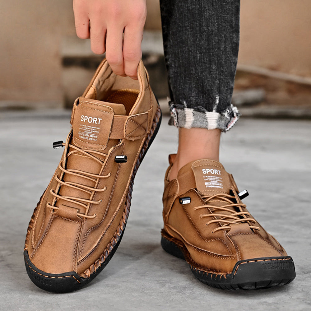 Herren-Outdoor-Freizeitschuhe mit Ziernähten