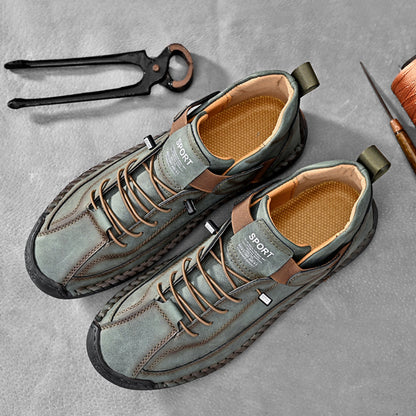 Herren-Outdoor-Freizeitschuhe mit Ziernähten