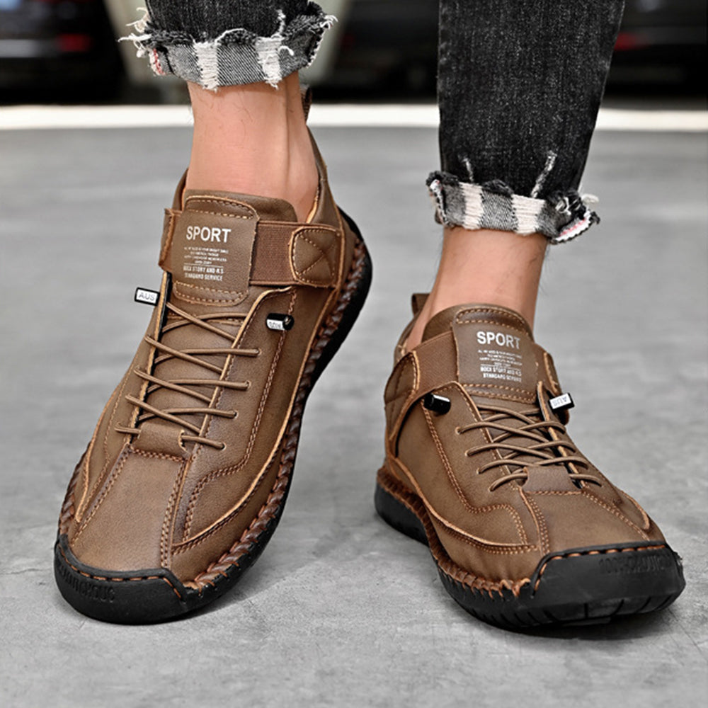 Herren-Outdoor-Freizeitschuhe mit Ziernähten