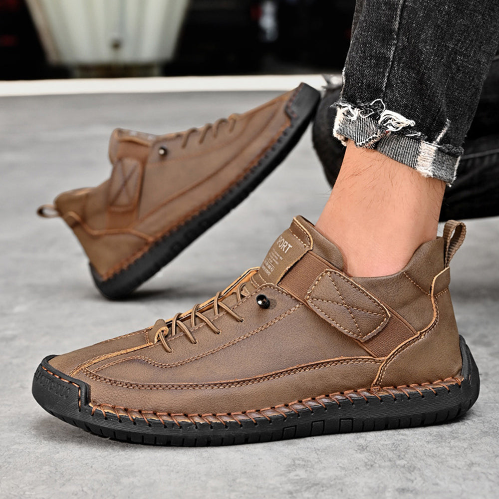 Herren-Outdoor-Freizeitschuhe mit Ziernähten