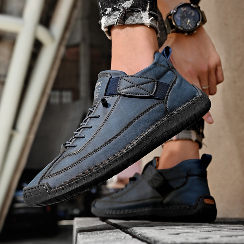 Herren-Outdoor-Freizeitschuhe mit Ziernähten
