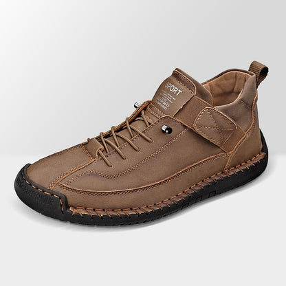 Herren-Outdoor-Freizeitschuhe mit Ziernähten