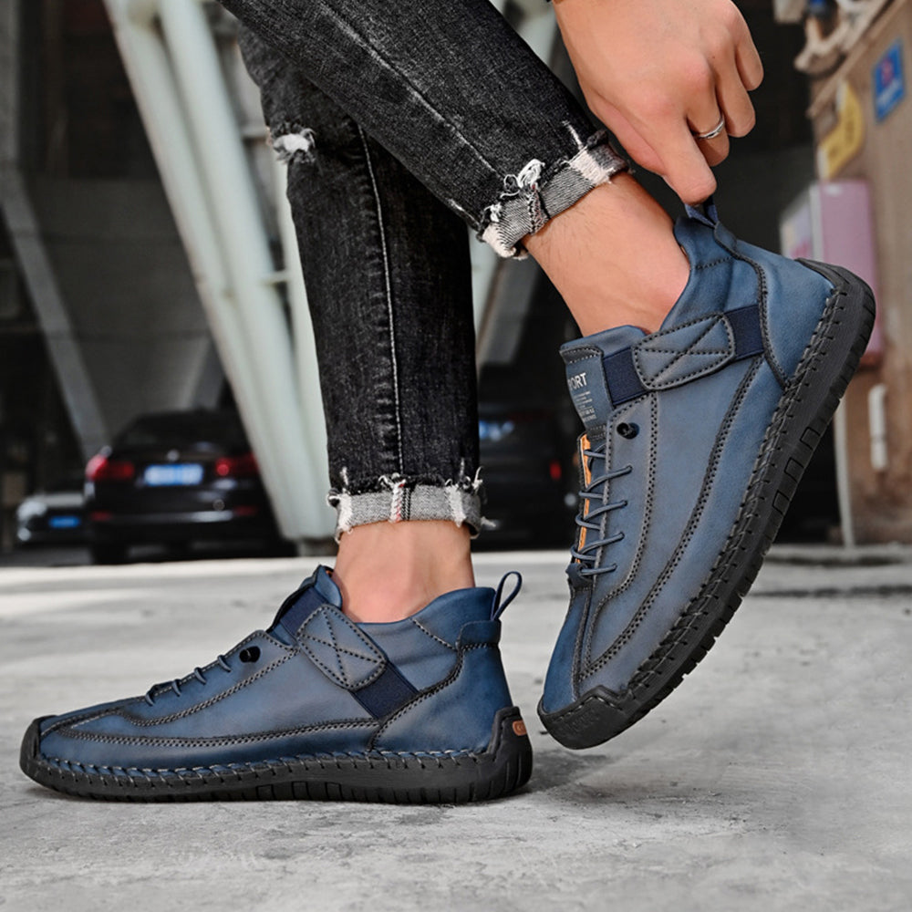 Herren-Outdoor-Freizeitschuhe mit Ziernähten