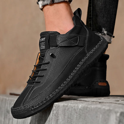 Herren-Outdoor-Freizeitschuhe mit Ziernähten