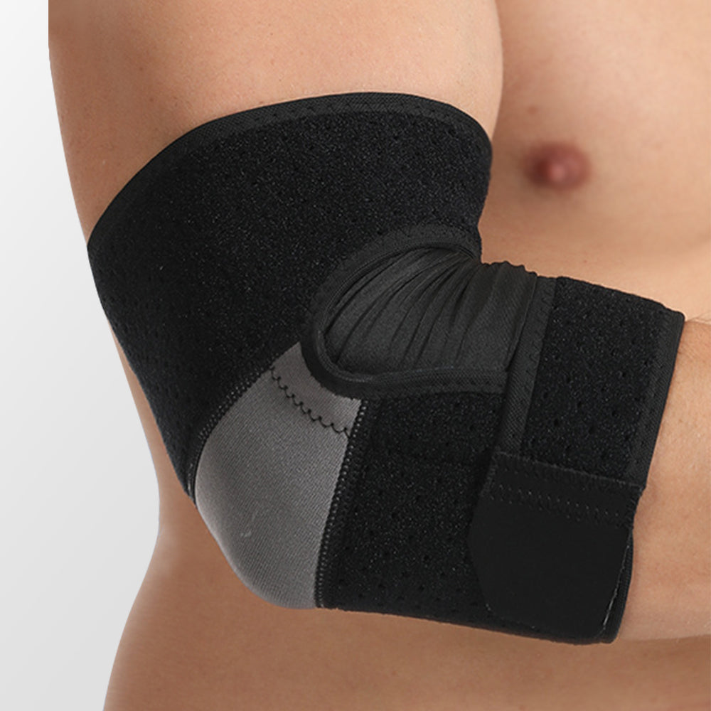 Ellenbogenbandage Sport – Elastisch & Verstellbar mit Doppel-Kompression