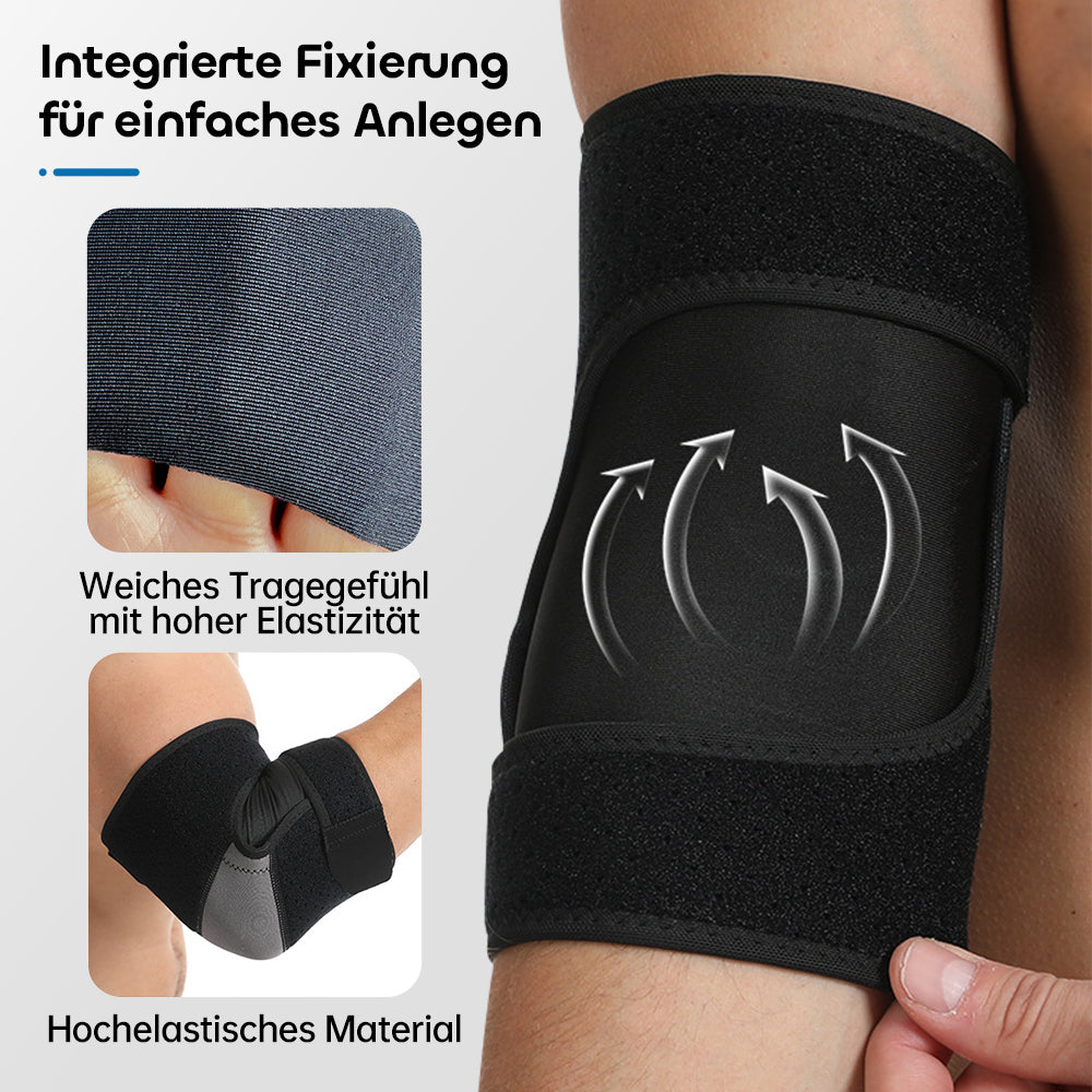 Ellenbogenbandage Sport – Elastisch & Verstellbar mit Doppel-Kompression