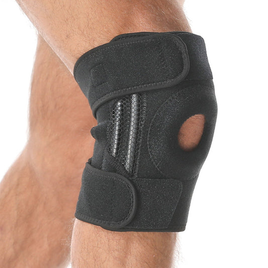 Stabilisierende Kniebandage mit Federstützen & Komfortpolster