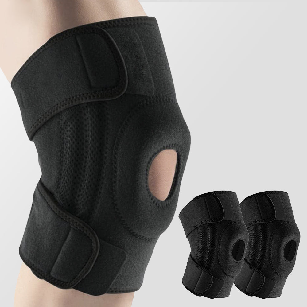 Stabilisierende Kniebandage mit Federstützen & Komfortpolster