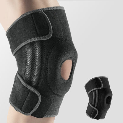 Stabilisierende Kniebandage mit Federstützen & Komfortpolster