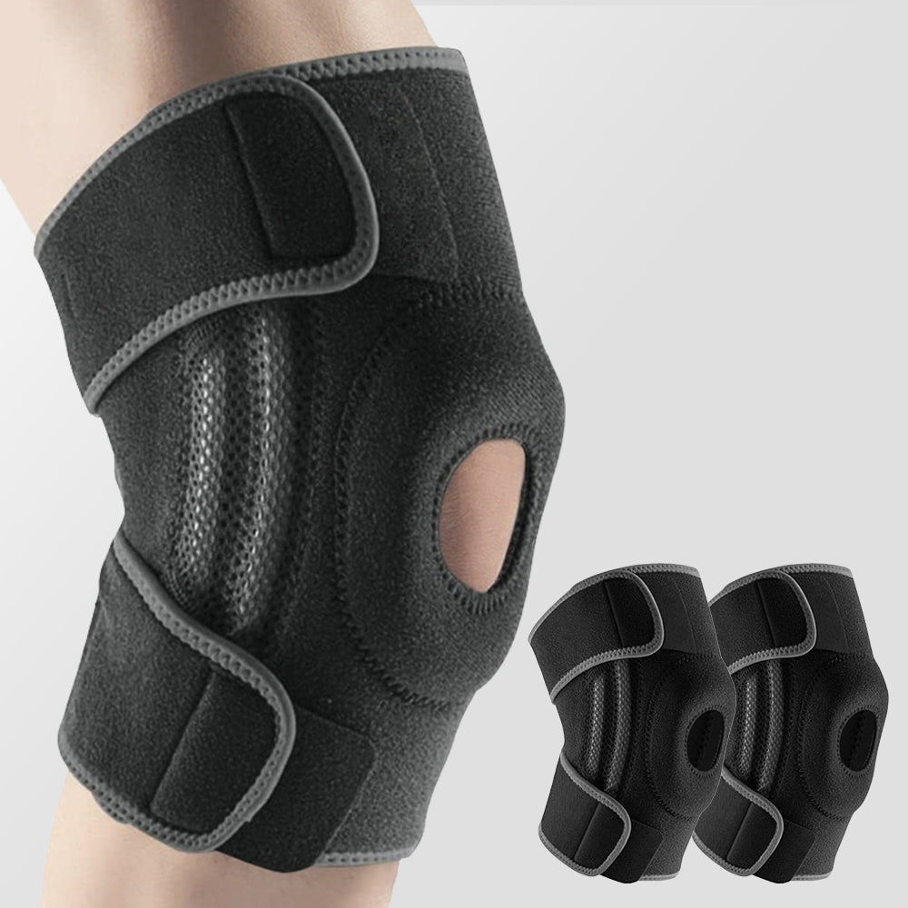 Stabilisierende Kniebandage mit Federstützen & Komfortpolster
