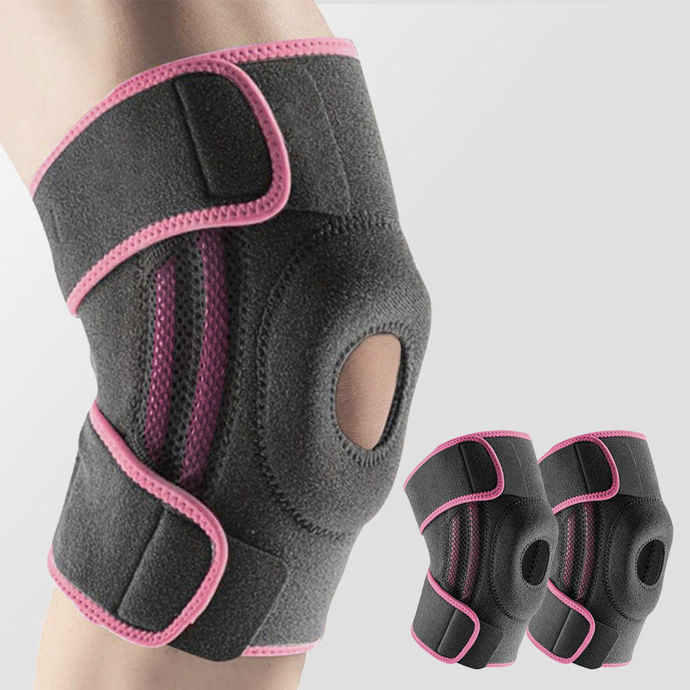 Stabilisierende Kniebandage mit Federstützen & Komfortpolster