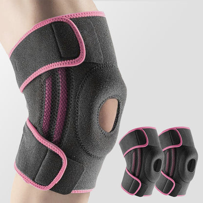 Stabilisierende Kniebandage mit Federstützen & Komfortpolster