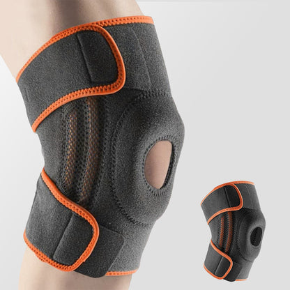 Stabilisierende Kniebandage mit Federstützen & Komfortpolster