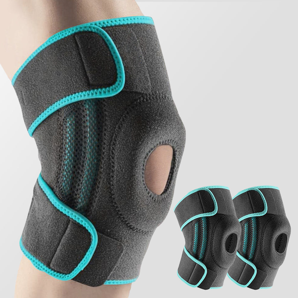 Stabilisierende Kniebandage mit Federstützen & Komfortpolster