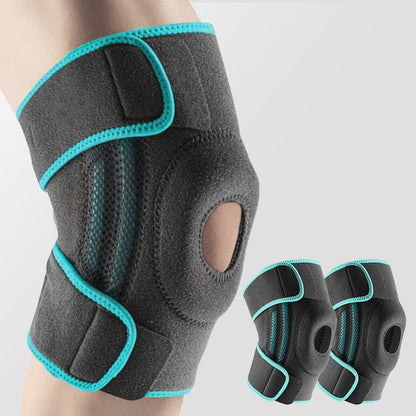 Stabilisierende Kniebandage mit Federstützen & Komfortpolster