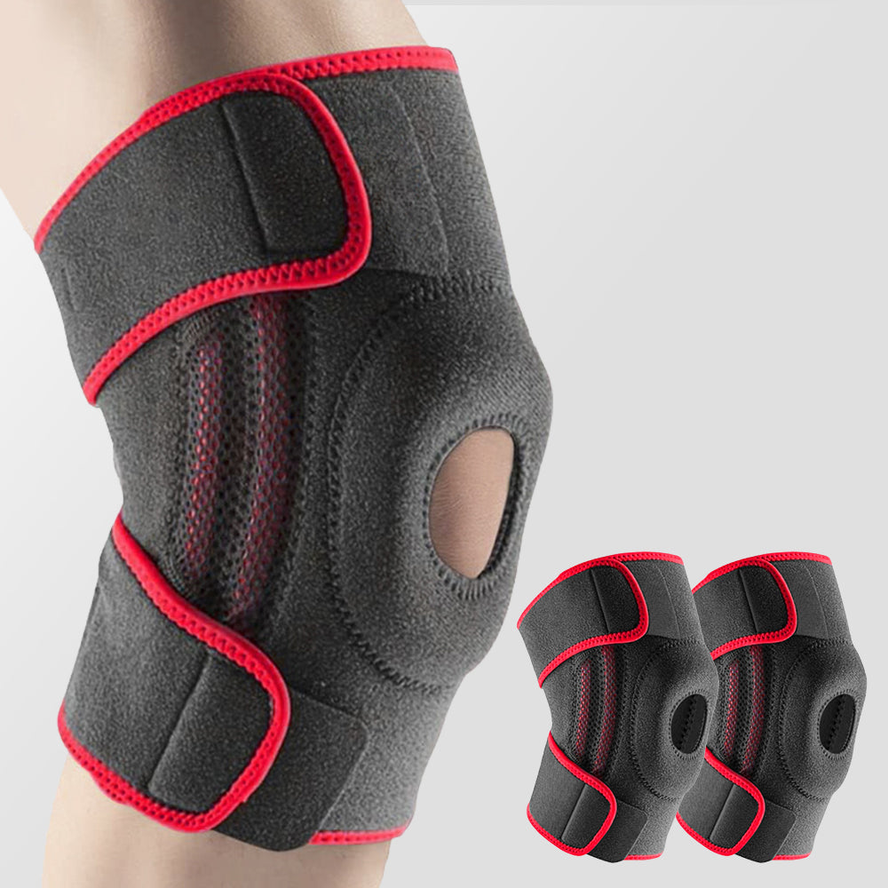 Stabilisierende Kniebandage mit Federstützen & Komfortpolster