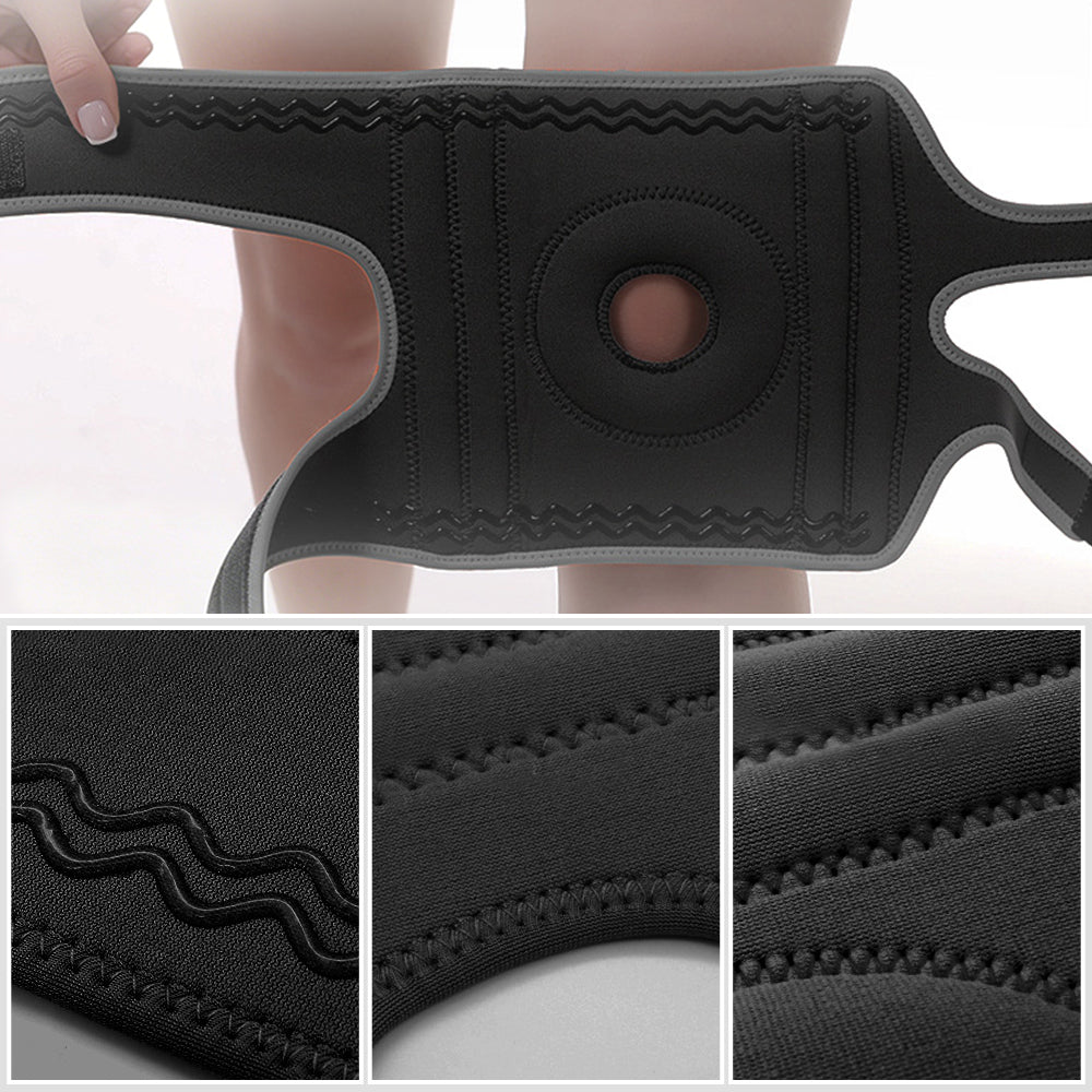 Stabilisierende Kniebandage mit Federstützen & Komfortpolster