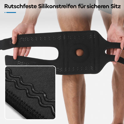 Stabilisierende Kniebandage mit Federstützen & Komfortpolster